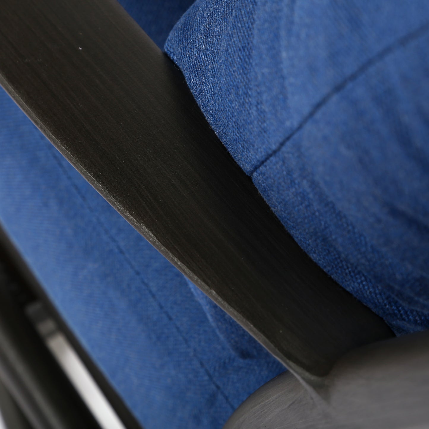 Seville Swivel Rocker Dining Chair Weathered Charcoal Finish Detail, image 8