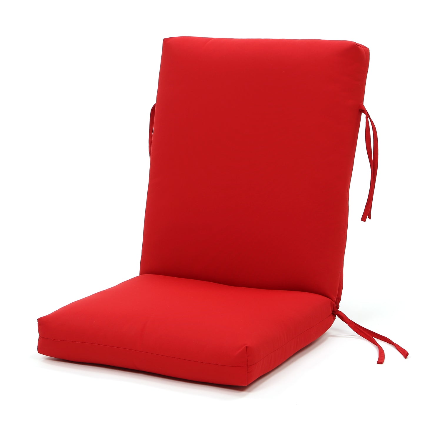 Sunbrella High Back Dining Chair Cushion Jockey Red, image 8