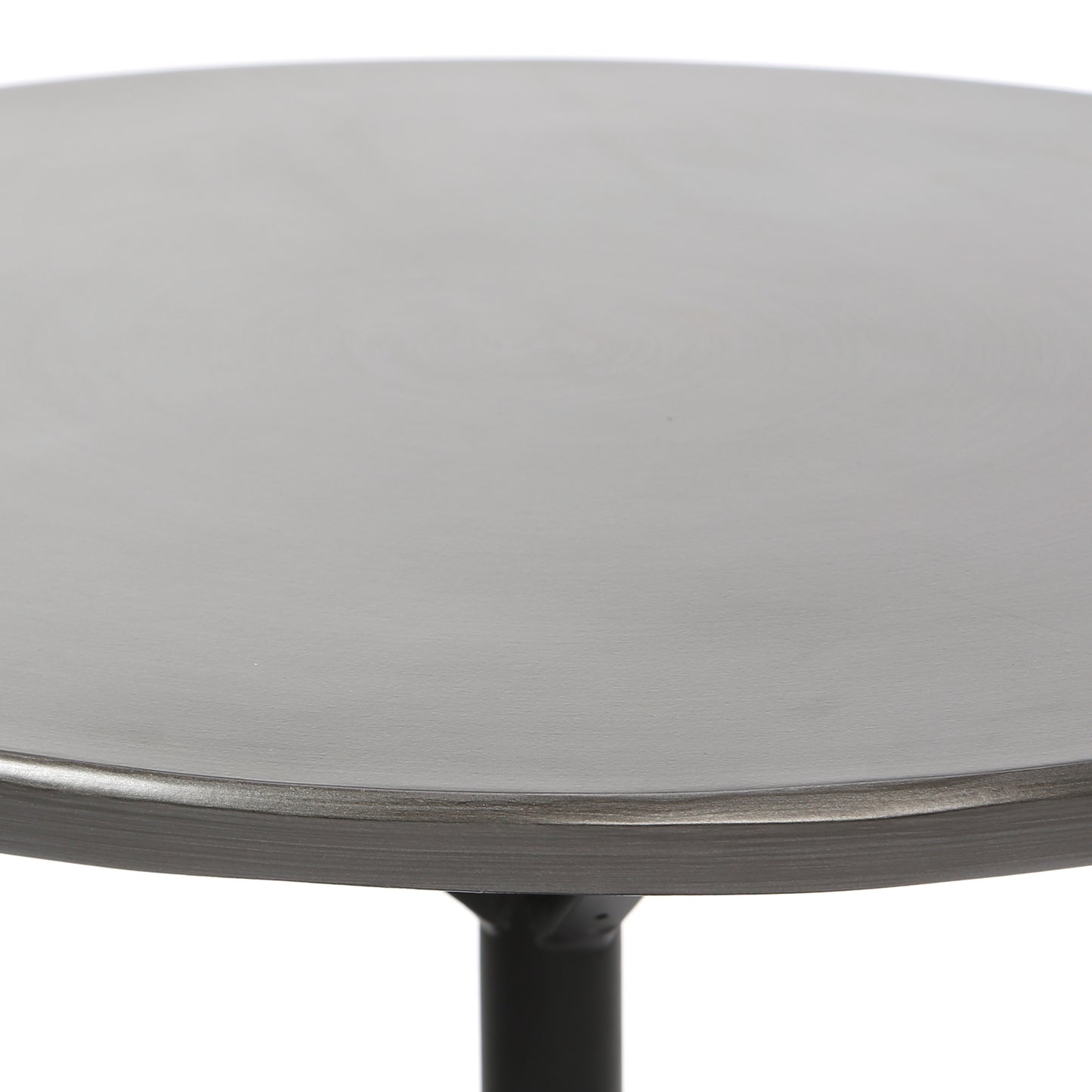 Tulip Bar Table Cast Iron Finish Top Detail, image 2