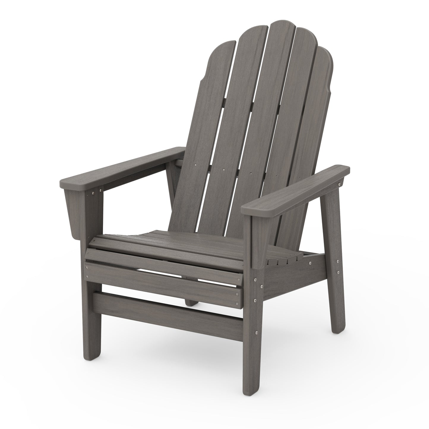 Vineyard Grand Upright Adirondack Chair Driftwood, image 21