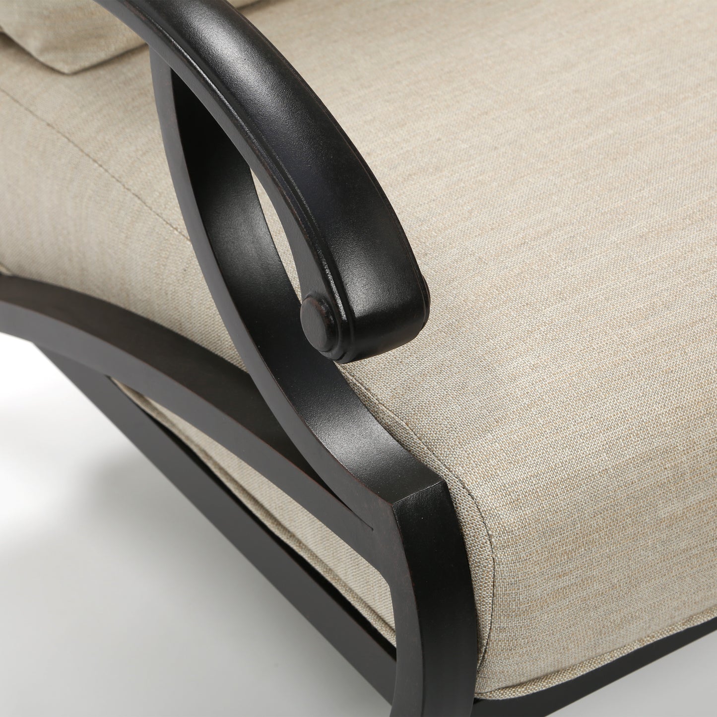 Volare Club Chair Autumn Rust Finish Rochelle Pebble Cushions, image 3