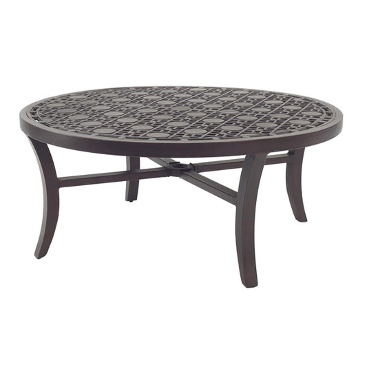 Castelle 42" Round Classical Cast Top Coffee Table