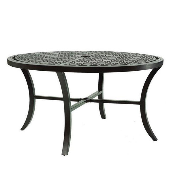 castelle 54 round square edge cast top dining table, image 1
