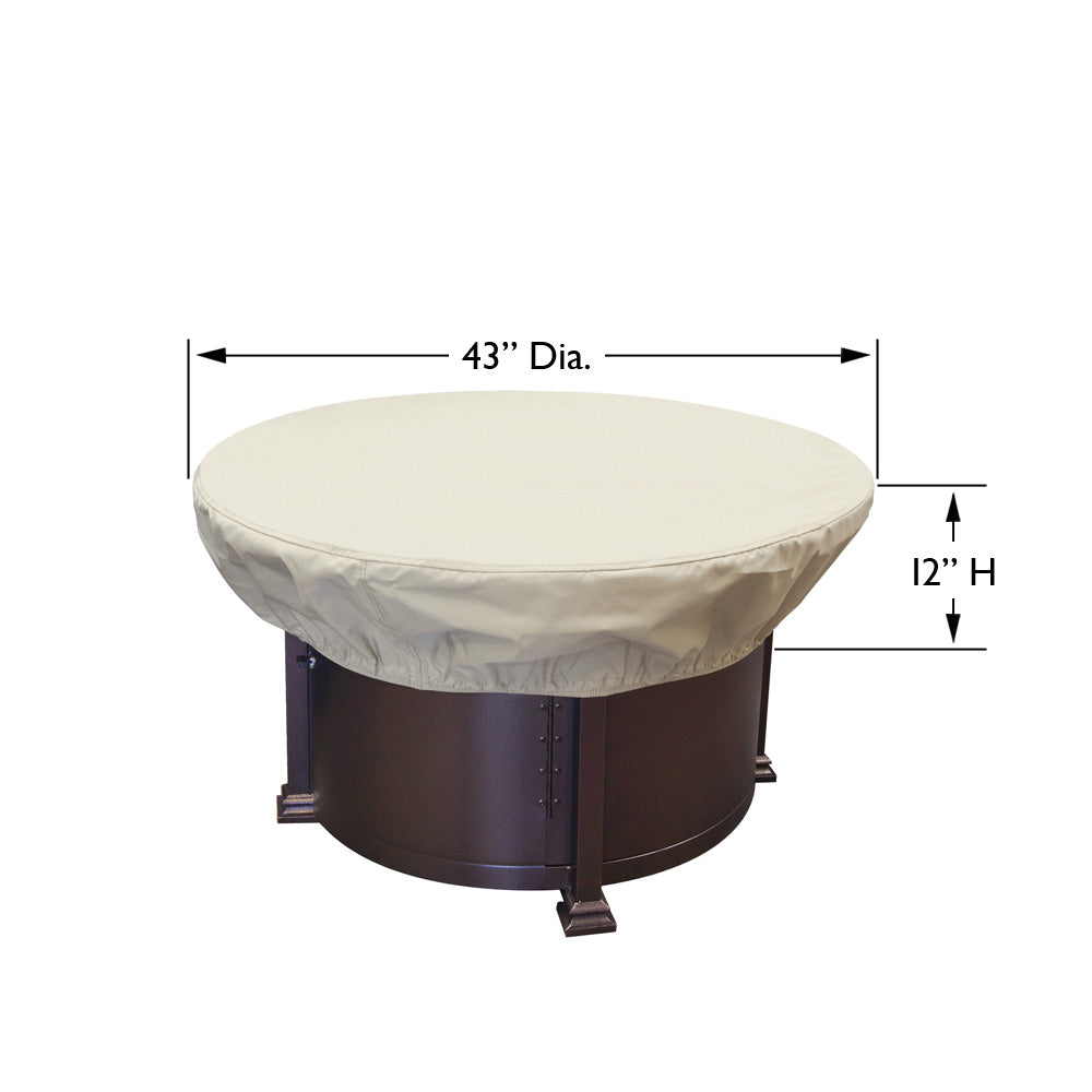 CP929 - 36" To 42" Round Fire Pit / Table / Ottoman Cover