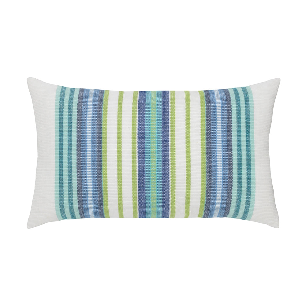 designer lumbar pillow summer stripe, image 1