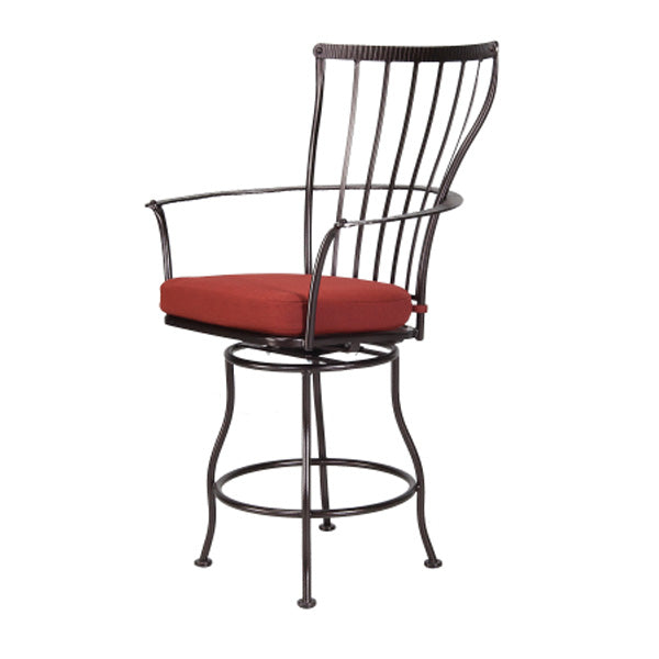 monterra swivel counter stool with arms 2, image 1