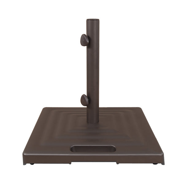 umbrella base 100lb monaco square bronze standing, image 5