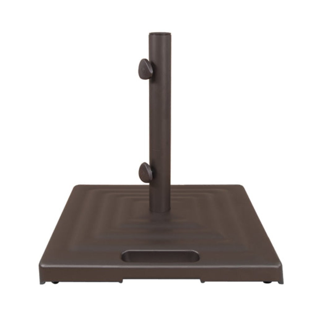 umbrella base 100lb monaco square bronze standing, image 3