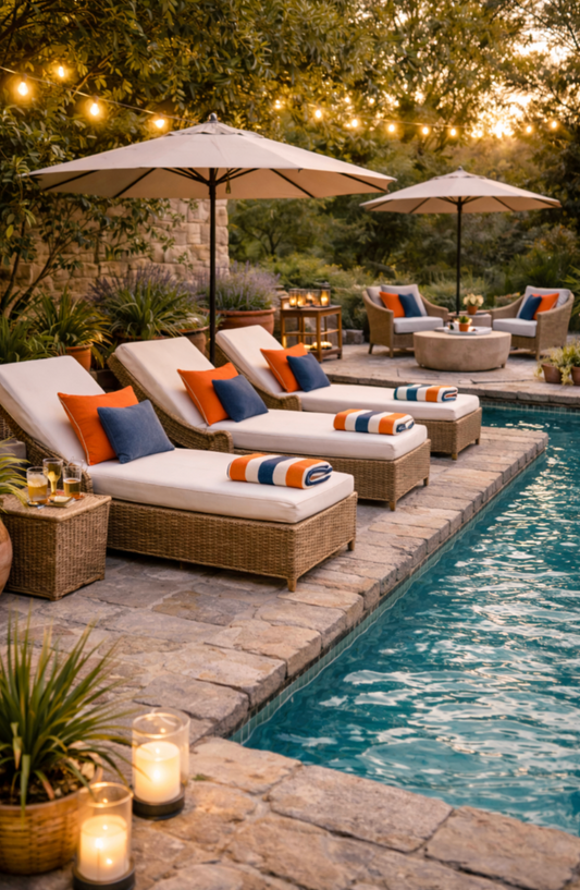 How to Make Your Poolside Patio Feel Like a Fabulous Resort