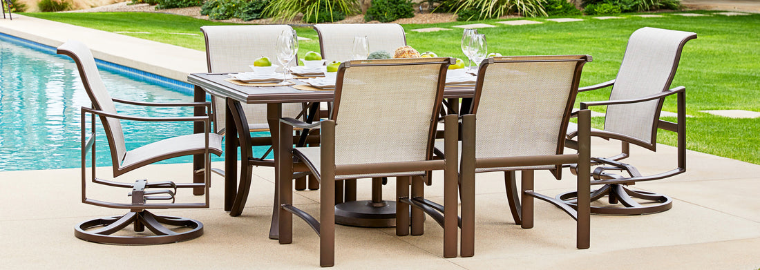 Sling Patio Furniture And Your Pool - The Perfect Couple