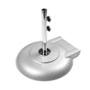 24" Round Premium Aluminum Shell Umbrella Base (18" Stem Included)