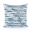 20" Square Elaine Smith Pillow  Linear Indigo