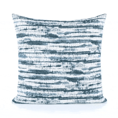 
                  20" Square Elaine Smith Pillow  Linear Indigo - Image 4
                
