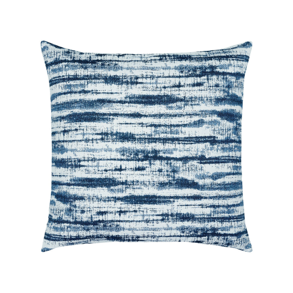 20 square designer throw pillow linear indigo