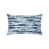 designer lumbar pillow linear indigo