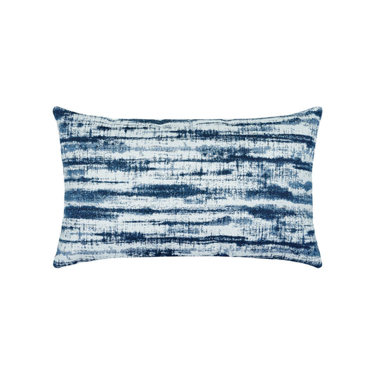 designer lumbar pillow linear indigo