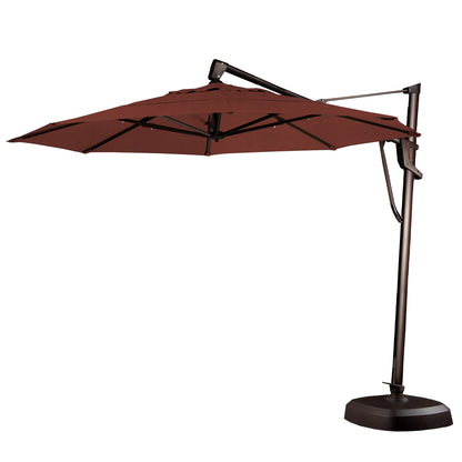 11' AKZP Octagon Cantilever Umbrella by Treasure Garden | Aluminum Cantilever 11' AKZP Octagon Cantilever Umbrella by Treasure Garden | Aluminum Cantilever