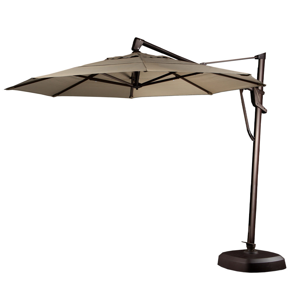 11' AKZP Octagon Cantilever Umbrella by Treasure Garden | Aluminum Cantilever 11' AKZP Octagon Cantilever Umbrella by Treasure Garden | Aluminum Cantilever