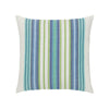 20" Square Elaine Smith Pillow  Summer Stripe