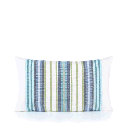 
                  12" x 20" Elaine Smith Pillow  Summer Stripe - Image 5
                