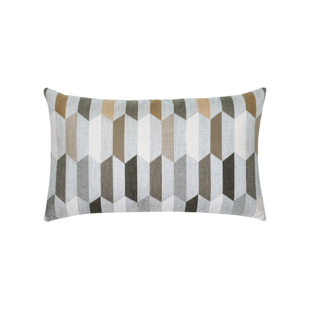 designer lumbar pillow chiseled camel