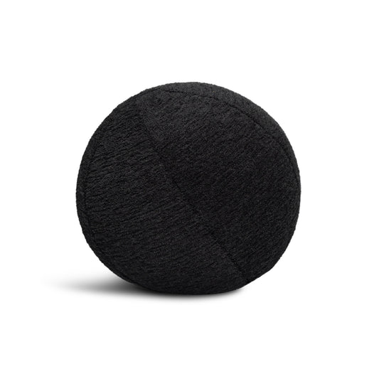 12" Round Elaine Smith Orb Pillow Plush Charcoal