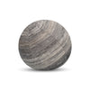 12" Round Elaine Smith Orb Pillow Textured Grigio