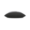 20" Square Elaine Smith Pillow  Micro Fringe Carbon