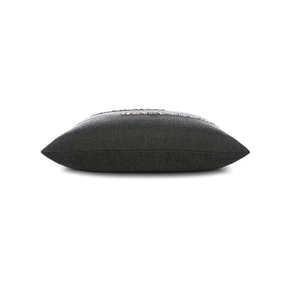 
                  20" Square Elaine Smith Pillow  Micro Fringe Carbon - Image 8
                