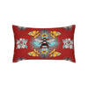 designer lumbar pillow tropical bee