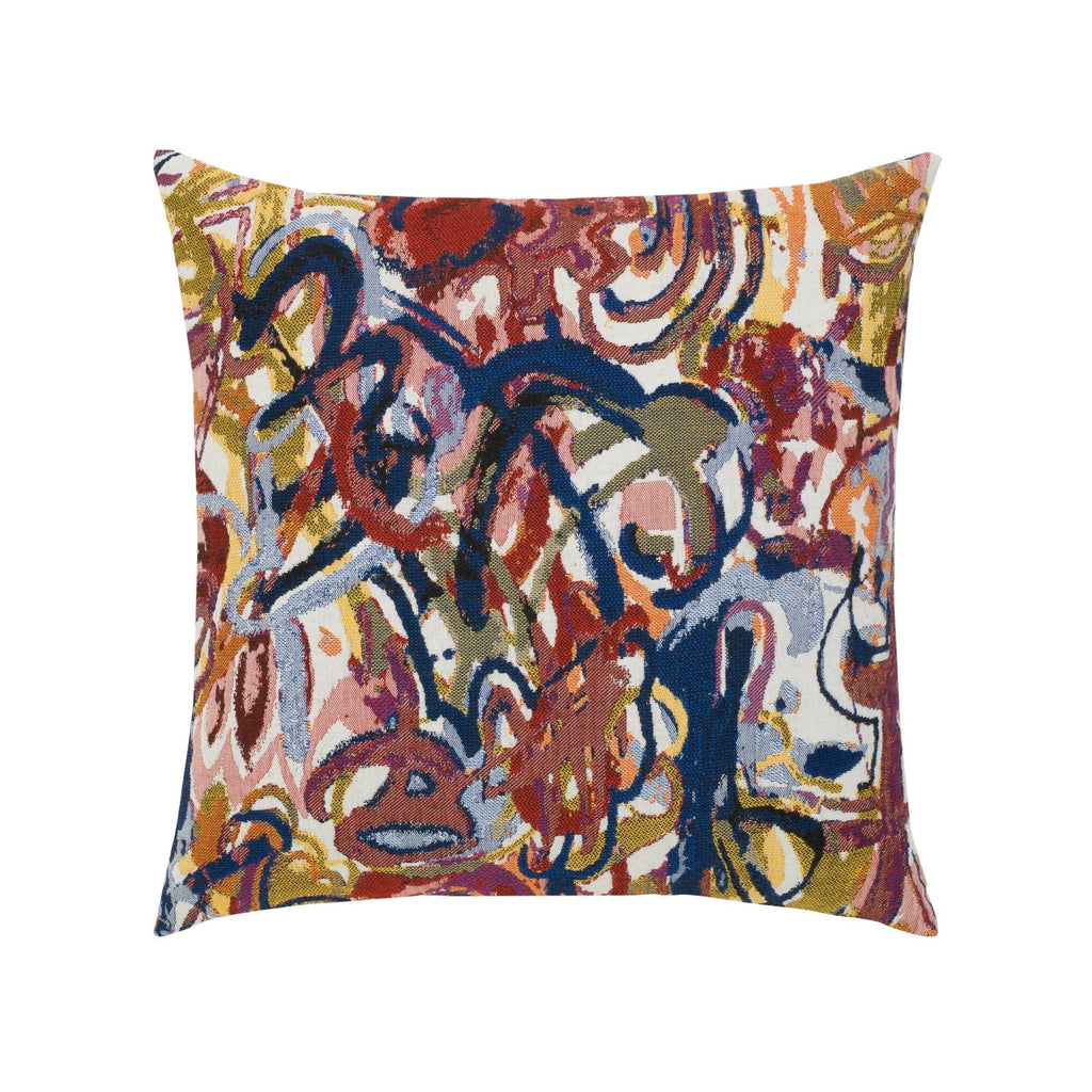 20 square designer throw pillow graffiti