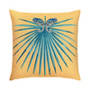 22 square designer throw pillow chameleon lagoon
