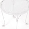 17" Round Mesh Top End Table