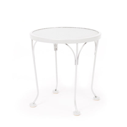 17" Round Mesh Top End Table