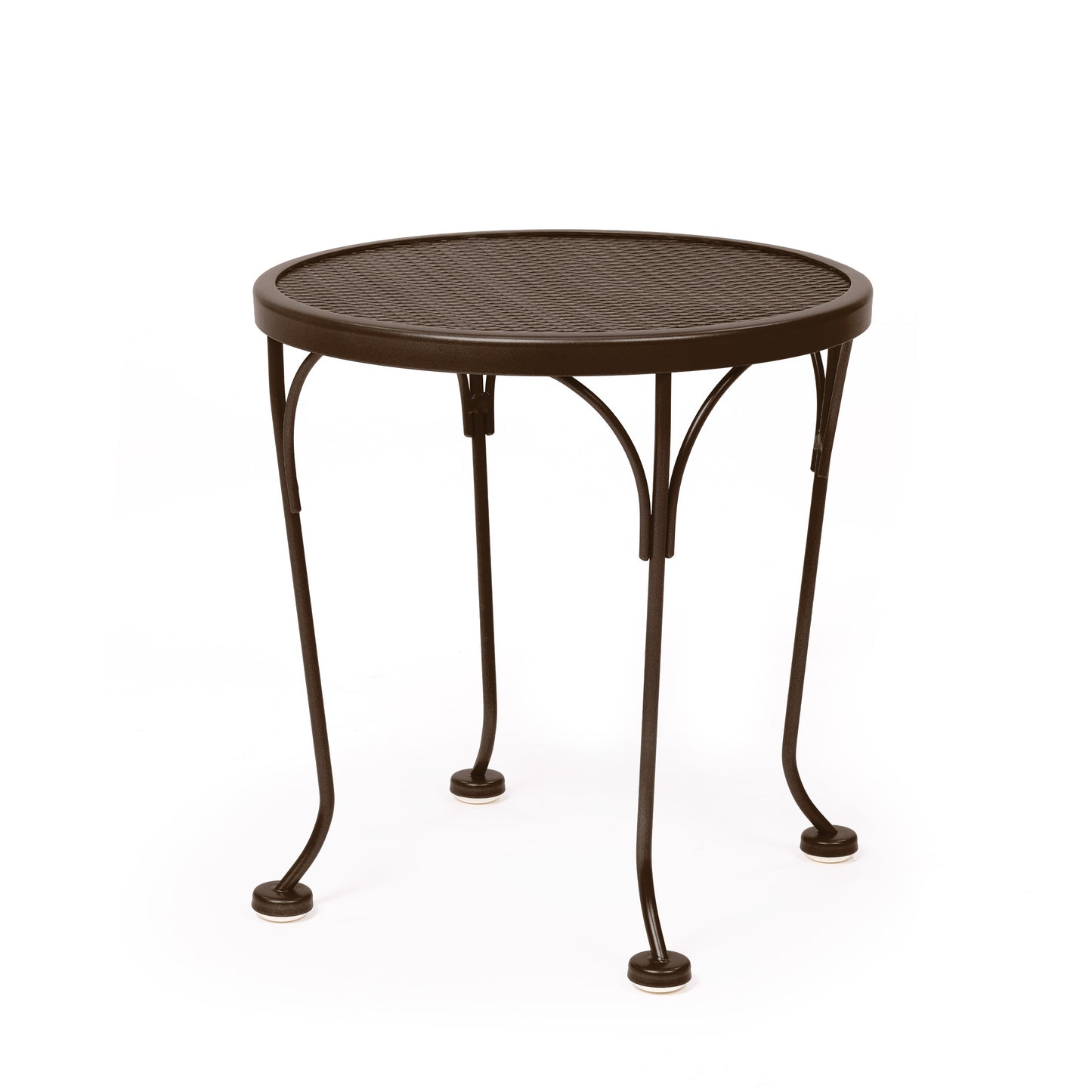 17" Round Mesh Top End Table, image 4