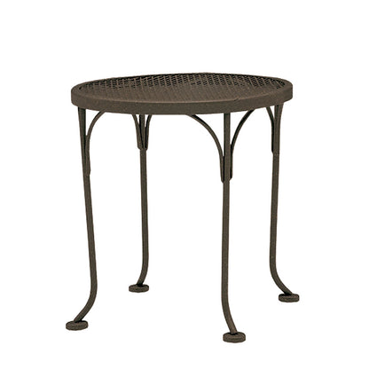 
                  17 Round Mesh Top End Table Chestnut Brown - Image 2
                