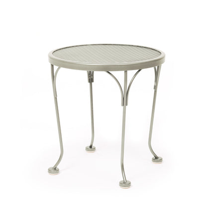
                  17" Round Mesh Top End Table - Image 12
                