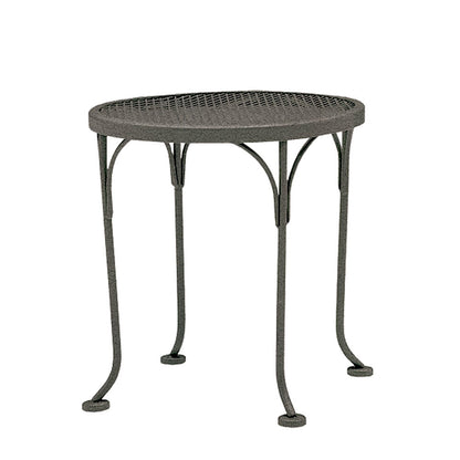 
                  17 Round Mesh Top End Table Pewter - Image 8
                