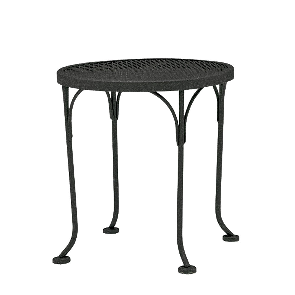 17" Round Mesh Top End Table