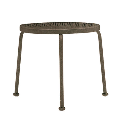 17 Round Stackable End Table Aztec Bronze