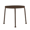 17 Round Stackable End Table Espresso