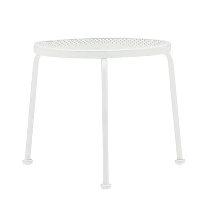 
                  17 Round Stackable End Table Hammered White - Image 6
                