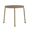 17 Round Stackable End Table Khaki