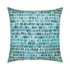 Elaine Smith 22 Square Pillow Thumbprint Aruba