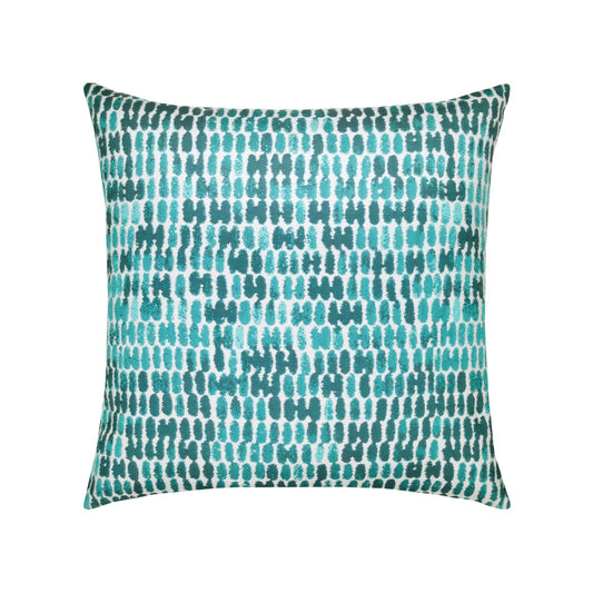 20 Square Designer Throw Pillow Thumbprint Aruba
