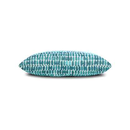 
                  20" Square Elaine Smith Pillow  Thumbprint Aruba - Image 9
                