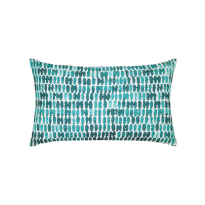 
                  Elaine Smith Designer Lumbar Pillow Thumbprint Aruba - Image 1
                