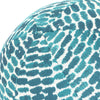 12" Round Elaine Smith Orb Pillow Thumbprint Aruba