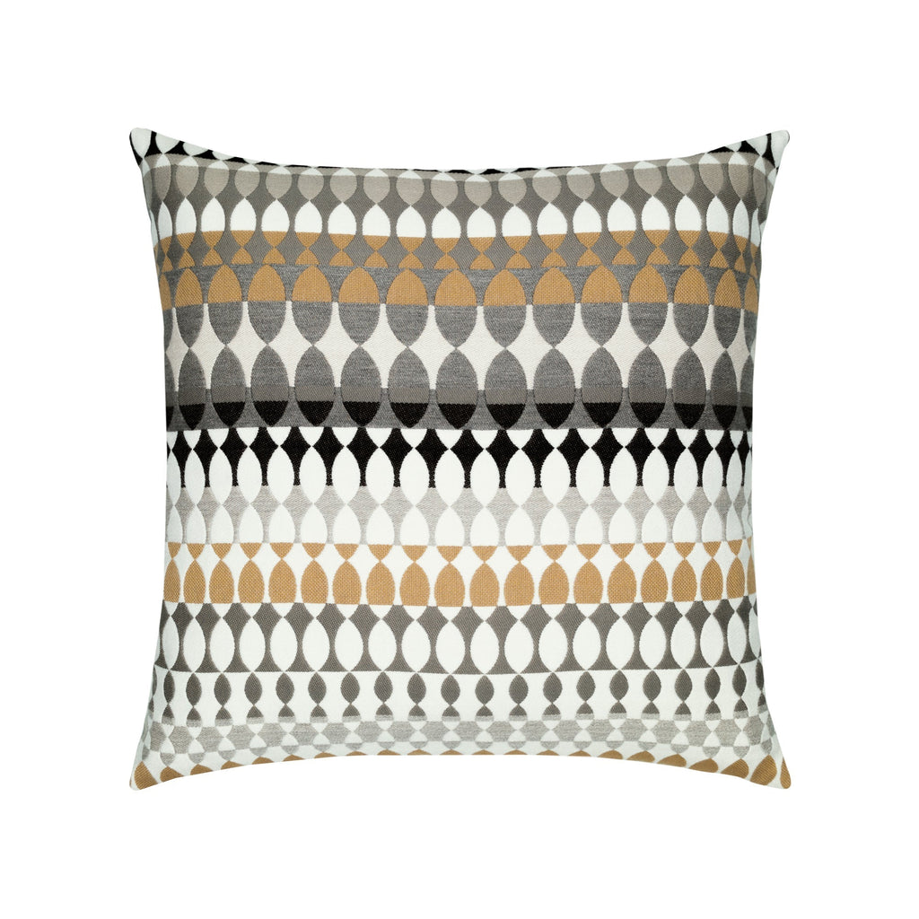 20 Square Designer Throw Pillow Modern Oval Dune