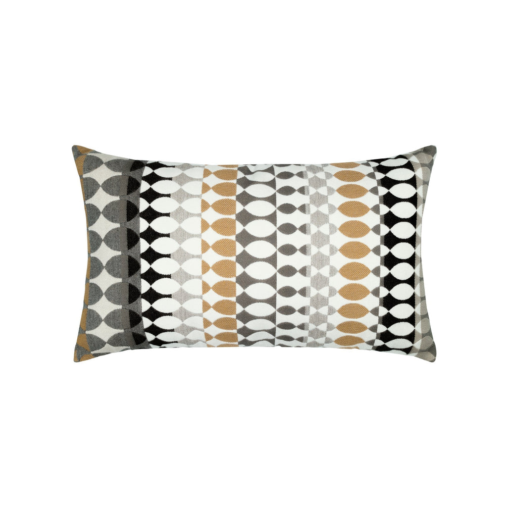 Designer Lumbar Pillow Modern Oval Dune